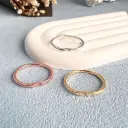 Premium Customisable " Initial Ring " Made with 925 Sterling Silver