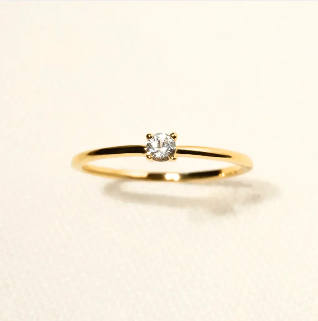 Premium " Sparking Ring " Made with 925 Sterling Silver