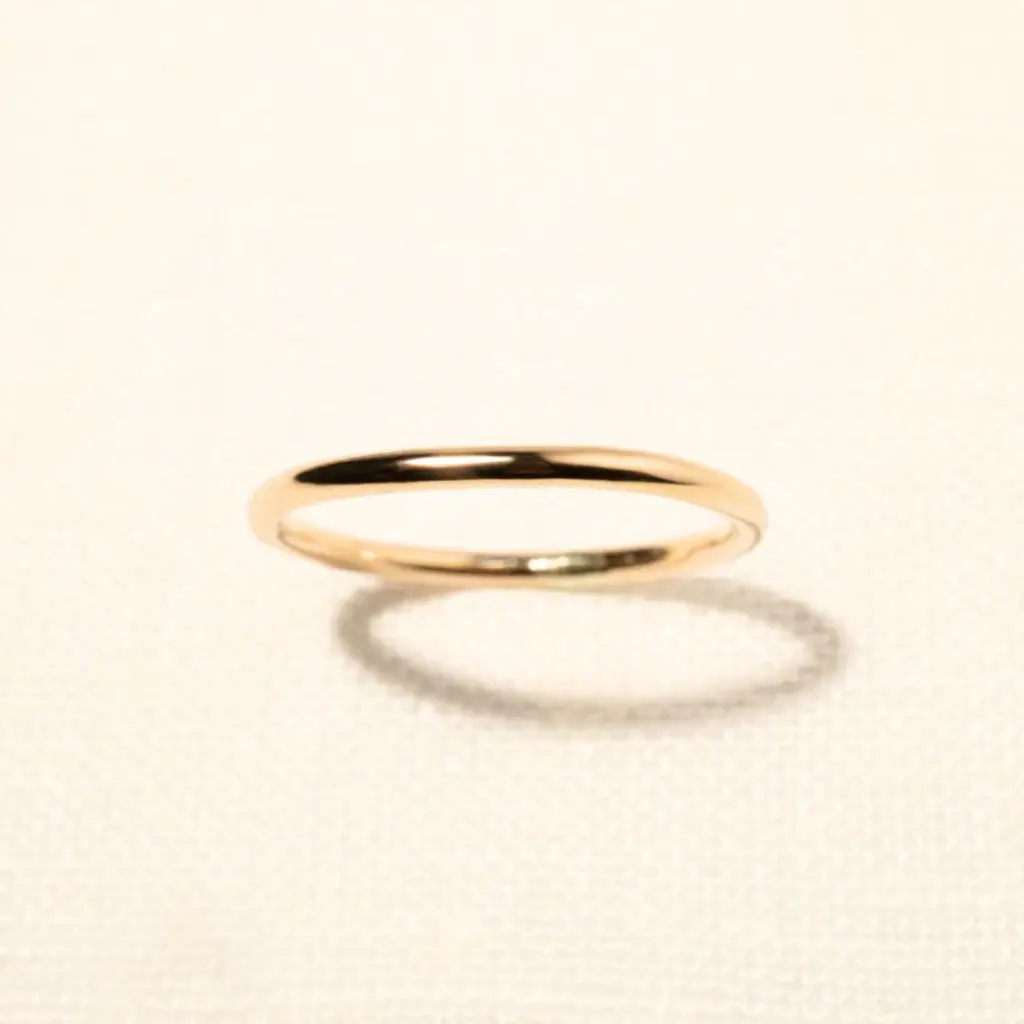 Premium " Everyday Stacking Ring " Made with 925 Sterling Silver